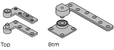 Ives 7226, 3/4" Offset Pivot Set, 600lbs.