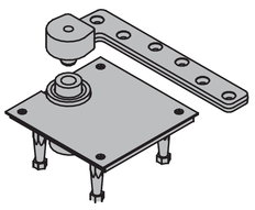 Ives 7227, 3/4" Offset Bottom Pivot Only