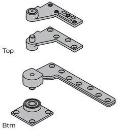 Ives 7244F, 1-1/2" Offset Pivot Set, 400lbs.