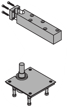 Ives 7259, Center Hung Pivot, Bottom Only