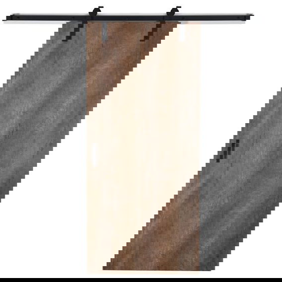 VT Industries Door56CO Wood Sliding Barn Door and Hardware Kit