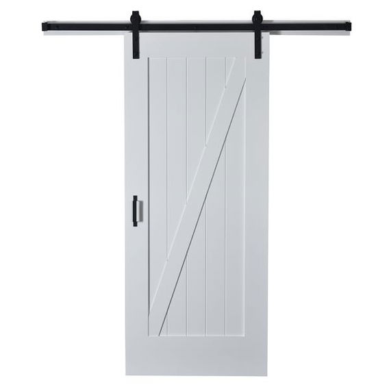 VT Industries Door56CO Wood Sliding Barn Door and Hardware Kit