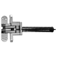 SOSS 218 Invisible Closer Hinge, Fire Rated, 1-3/4" Door
