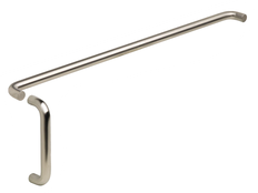 Ives 9100HD Solid Push Bar & 8103EZHD Pull, 1" Round