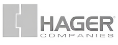 Hager Full Plastic Cover, 5100 Series