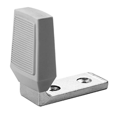 Rockwood 486 Angle Door Stop, for Undercut Doors, Zinc