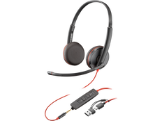HP Poly Blackwire 3225 Corded Headset