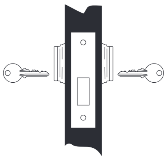 Accentra (Yale) 350 Series Mortise Deadlocks