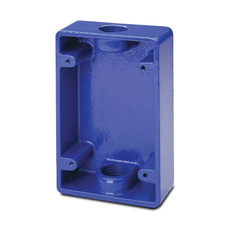 SDC Surface Mounting Box for 491 Door Release, Blue