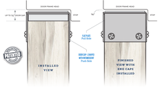 NGP GapGuard 9990 Excessive Clearance Top of Fire Door