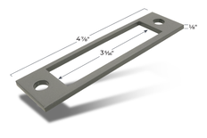 NGP GapGuard 9275 ASA 4-7/8” Strike Shim, Fire Door Frame