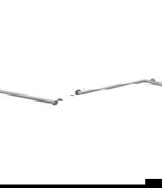 Bobrick B-5837 Two-Wall Tub/Shower Compartment Grab Bar, 1-1/4" Tube