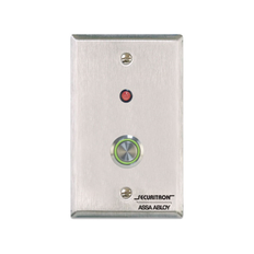 Securitron PB4L Series Push Button, Satin Stainless Steel