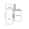 Securitron Header Extension Bracket for Magnalock Devices