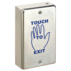 Securitron SP-1 Touch Sense Plate, Satin Stainless Steel