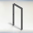 Curries KD Drywall Single Hollow Metal Frame