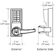 Simplex L1000 Cylindrical Lock