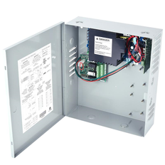 Von Duprin PS902 Power Supply, 2amp, 4 Relay, Logic is Field Configurable, Battery Backup Kit, Baked Enamel Steel Case
