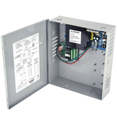Von Duprin PS904 Power Supply, 4amp, 4 Relay, Logic is Field Configurable, Baked Enamel Steel Case