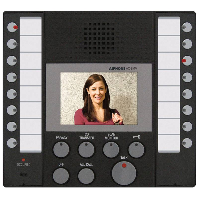 Aiphone AX-8MV Audio/Video Master Station, Black