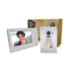 Aiphone JOS-1F Entry Security Intercom Box Set, Flush Mount