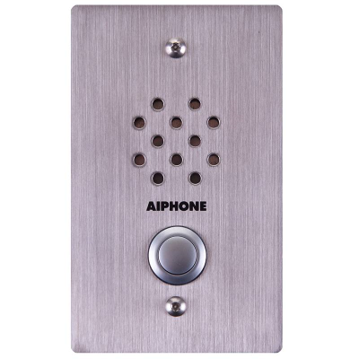 Aiphone LE-SS-1G Intercom Door Station, 1-Gang, Stainless Steel