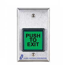 Alarm Controls ASP-2-2, DPDT Contact, Push Button