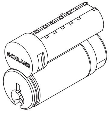 Schlage FSIC, Conventional Cylinder for ALX Series Locksets