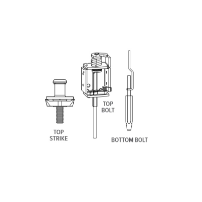 Adams Rite 8200 Life-Safety Narrow Stile Surface Vertical Rod Exit Device