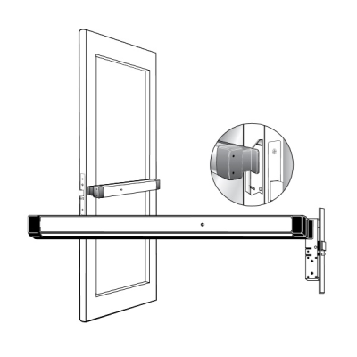 Adams Rite 8400 Life-Safety Narrow Stile Mortise Exit Device