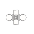 Arrow MK Series Cylindrical Lockset, Privacy Function