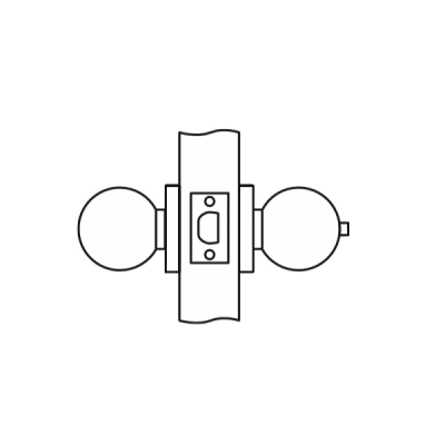 Arrow MK Series Cylindrical Lockset, Privacy Function