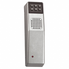 Alarm Lock PG30MS Narrow Stile Door Alarm, Keypad Controlled, Satin Aluminum