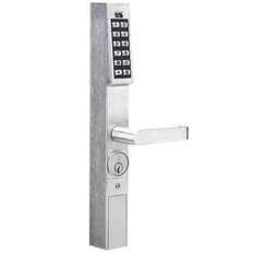 Alarm Lock Trilogy DL1200 Narrow Stile Exit Device Trim, 100 Users