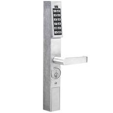 Alarm Lock Trilogy DL1200 Narrow Stile Lockset, 100 Users, Lever