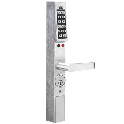 Alarm Lock Trilogy DL1300 Narrow Stile Exit Device Trim, 2000 Users