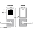 Alarm Lock Trilogy DL2700WP Electronic Keyless Access Cylindrical Lock,  Weatherproof, 100 Users *FOR QUOTE ONLY*