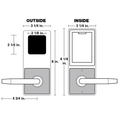 Alarm Lock Trilogy DL2700WP Electronic Keyless Access Cylindrical Lock,  Weatherproof, 100 Users *FOR QUOTE ONLY*