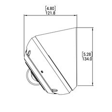 Avigilon Wedge Wall Mount for 180 Fisheye (UPMC) Avigilon Wedge Wall Mount for 180 Fisheye (UPMC)