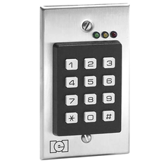 Nortek Control 212I Indoor Keypad, Satin Stainless Steel, Black