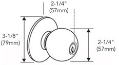 Sargent 8X Line Cylindrical Bored Lock, Classroom (37) Function Sargent 8X Line Cylindrical Bored Lock, Classroom (37) Function