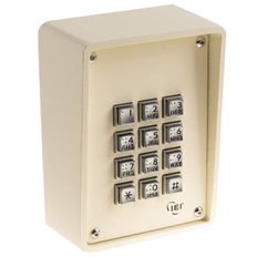 Nortek Control 212R Weather and Vandal Resistant Keypad, Cast Aluminum