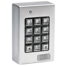 Nortek Control 212SE Weather and Vandal Resistant Keypad, Brushed Metal