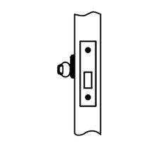 Corbin Russwin DL4111 Single Cylinder x Blank Deadlock Corbin Russwin DL4111 Single Cylinder x Blank Deadlock