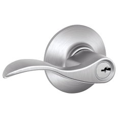 Schlage Residential F-Series Tubular Lockset, Entrance Function Schlage Residential F-Series Tubular Lockset, Entrance Function