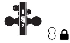 Falcon MA Series Heavy Duty Mortise Lockset, Hotel Guest Function