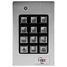 Nortek Control 232SE Weather and Vandal Resistant, Door Position Monitoring Keypad, Brushed Metal