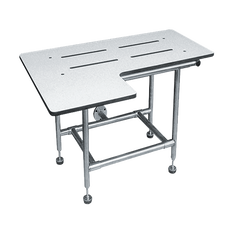 ASI 10-8202 Folding Shower Seat, Wall Mounted with Leg Supports