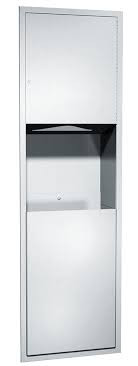 ASI Traditional™ 10-04697 Paper Towel Disp. & Waste Receptacle, 12gal