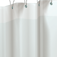 ASI 10-1200 White Vinyl Shower Curtain